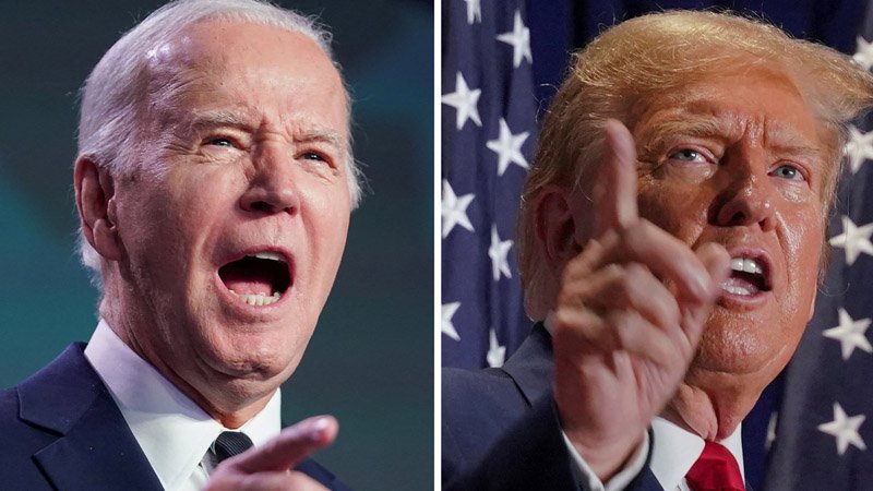 Trump and Biden