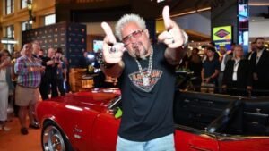 Guy Fieri poses