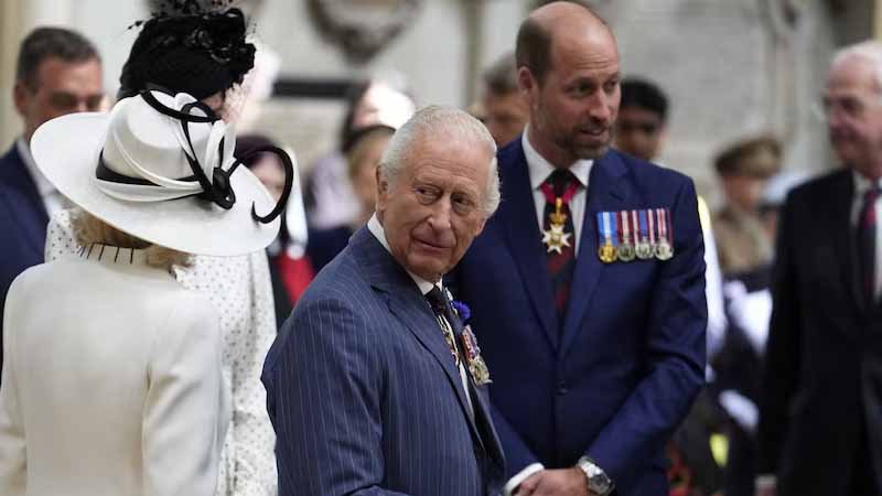 King Charles and Prince William