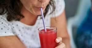 woman drinking