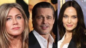 Jennifer Aniston and Brad Pitt