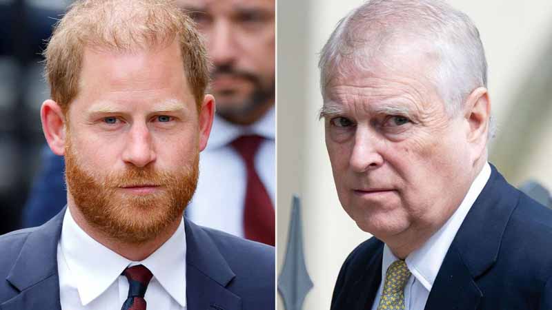 Prince Harry and Prince Andrew